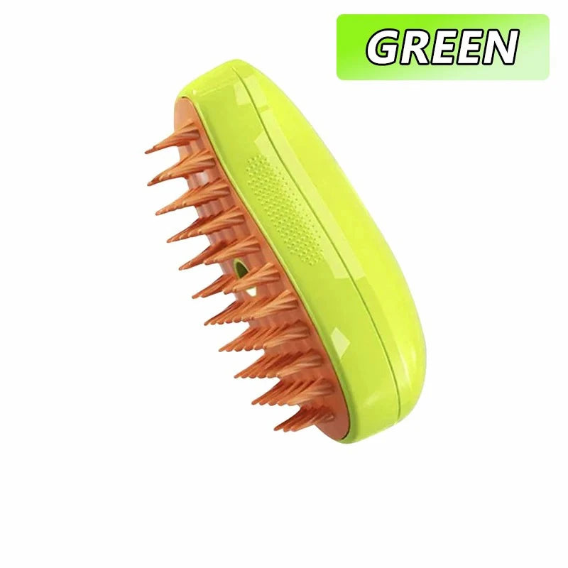 Cat Steamy Brush 3-in-1 | Electric Steam Pet Grooming & Massage Comb for Dogs/Cats