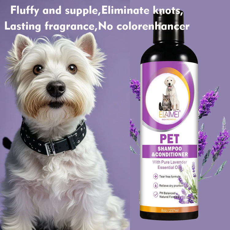 Pet Shampoo for Dogs – Nourishing, Stain-Removing, and Soothing Care