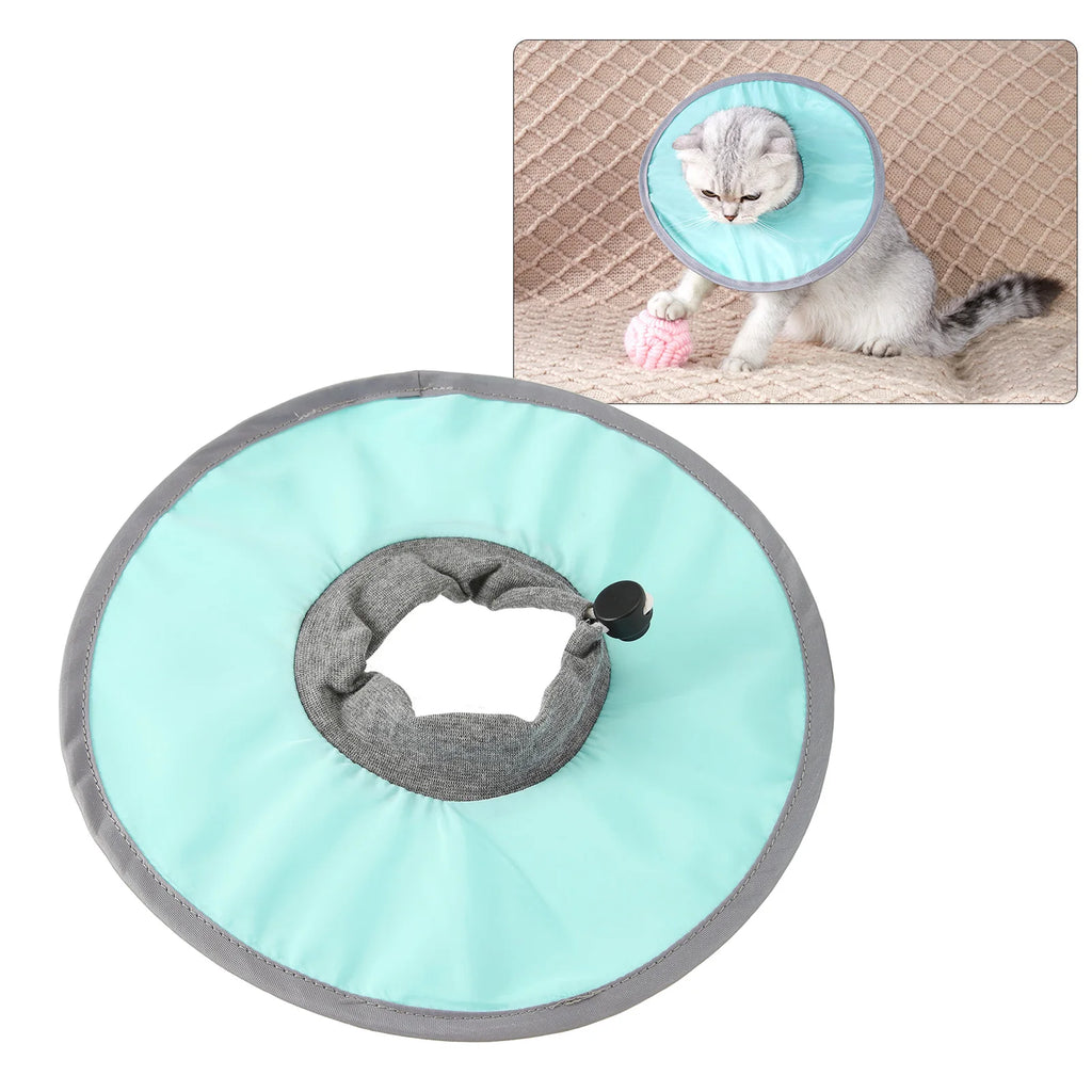 Cat Recovery Collar | Waterproof & Adjustable | Anti-Licking Protective Cone for Cats | Elizabethan Collar for Post-Surgery & Wound Care