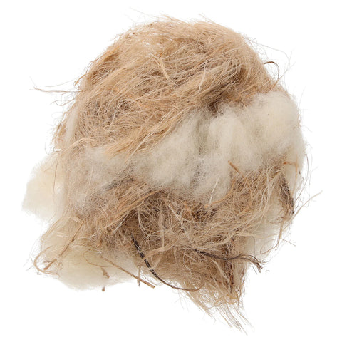Natural Nesting Materials for Birds | 40g Jute, Raffia, Wool & Cotton Mix for DIY Nests & Small Animal Bedding | Safe Shelter for Cages & Homes