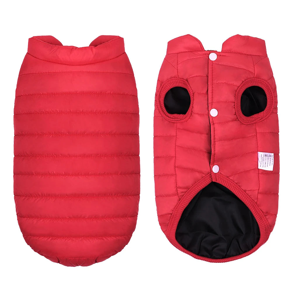 Winter Clothes for Cats & Dogs | Warm Down Jacket Vest | Lightweight Windproof Coat for Small/Medium Pets
