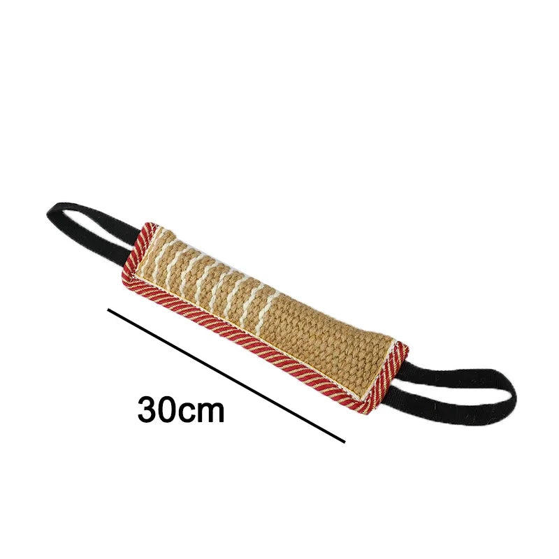 Dog Training Bite Tug Pillow Sleeve with 2 Rope Handles – Durable Chewing Toy for Malinois, German Shepherd, Rottweiler