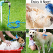 Pet Shower Sprayer with Massage Brush – 2.5M Hose, Indoor & Outdoor Use for Dogs and Cats