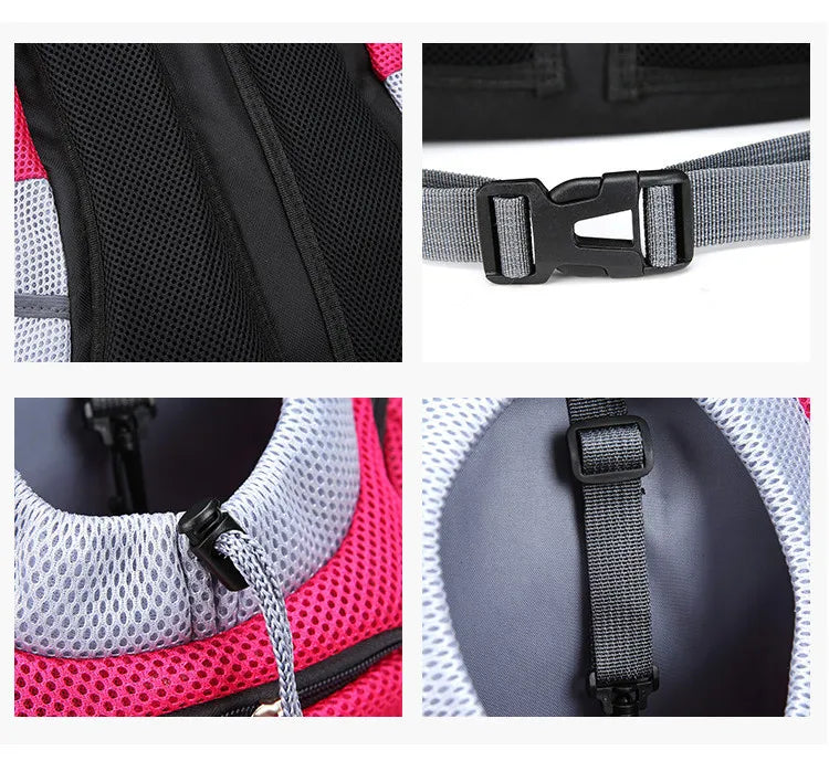 Dog Carrier Backpack – Breathable, Comfortable Pet Travel Bag for Small and Medium Dogs