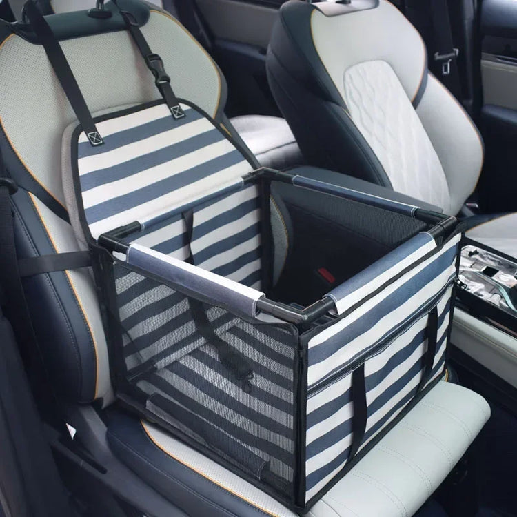 Waterproof Dog Car Seat Carrier – Portable Travel Basket for Small & Medium Pets, Hammock-Style Safety Seat