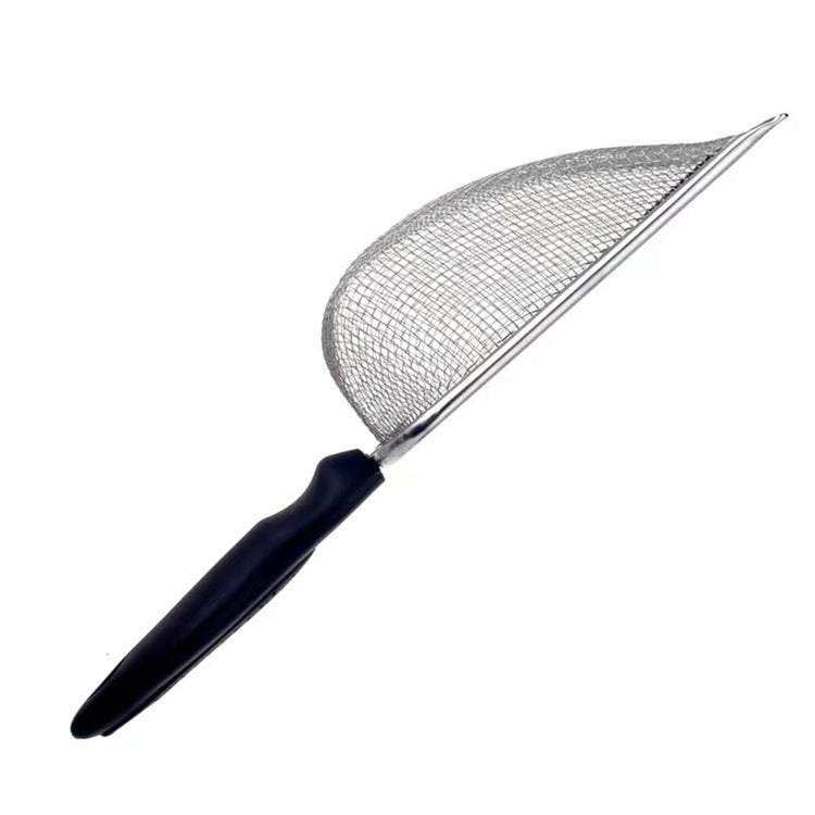 Durable Stainless Steel Litter Scooper | Ergonomic Design | Easy to Clean Cat & Dog Waste Scoop | Heavy-Duty Sleek Pet Tool