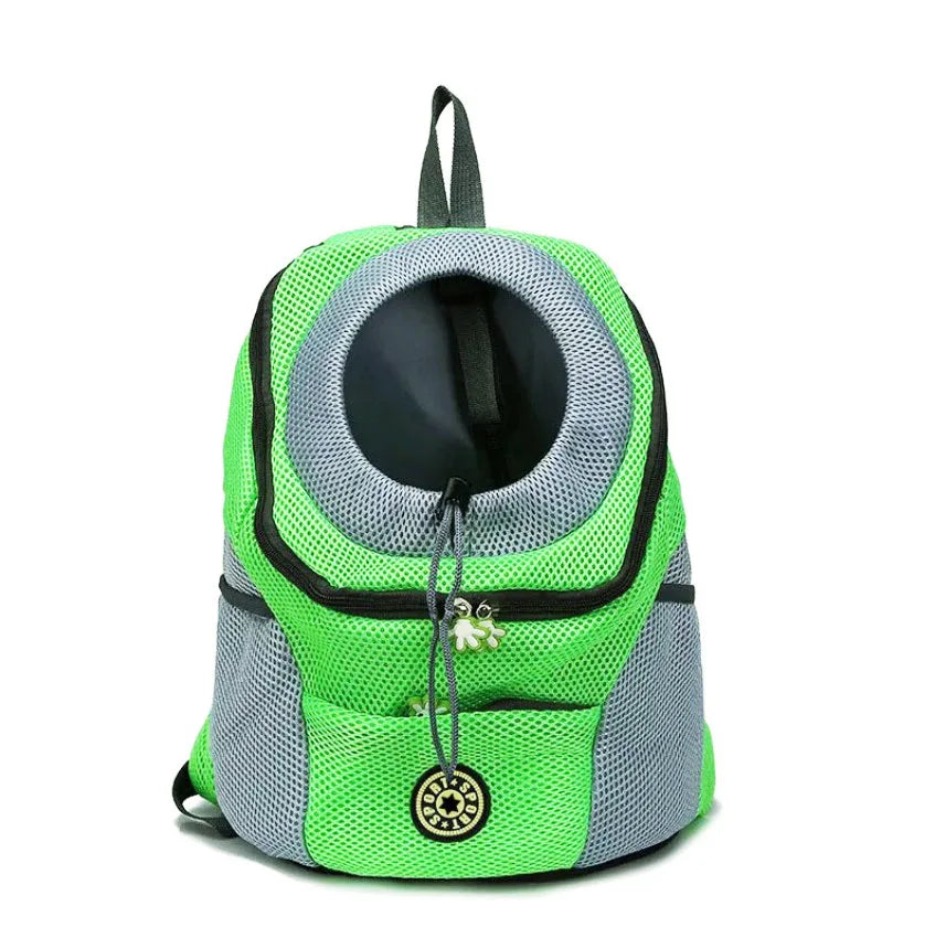 Breathable Dog Carrier Backpack – Travel Pet Bag for Small to Medium Dogs and Cats