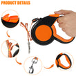 8M Retractable Dog Leash – Heavy Duty with Reflective Tape and Non-Slip Handle