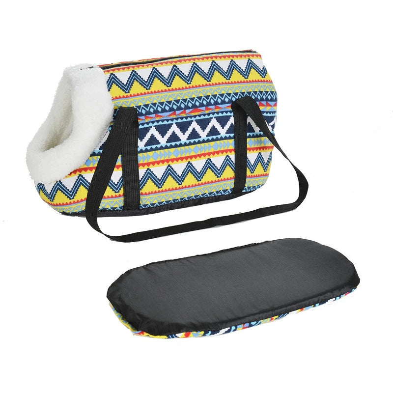 Classic Pet Carrier Sling Bag for Small Dogs – Soft, Portable Puppy and Cat Travel Bag