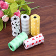 Dog Poop Bags Pet Waste Garbage Bags Unscented 15 Sheets Per Roll Outdoor Carrier Holder