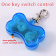 LED Luminous Dog Tag Pendant – Glow in the Dark Safety Collar Accessory for Dogs and Cats