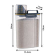 Dog Food Storage Bucket – Airtight Plastic Container for Pet Food, Cat &amp; Dog Grain Storage