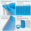 Booteely Large Dog Paw Cleaner with Soft Silicone Brush & Coral Fleece Towels – Easy-to-Use Muddy Paw Washer for Large Dogs