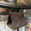 Pet Bird Hammock Hut | Warm Hanging Tent Bed for Parrots & Small Birds | Cozy Plush Nest for Sleeping & Cage Decoration