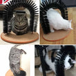 Cat Toy Arch Self Groome | Pamper Feline with A Massage - Grooming Rubbing Brush with Scratching Pad | Toy for Cats - Interactive Toys
