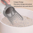 Cat Litter Scoop | Shovel for Pet | Filter Clean Toilet Garbage Picker | Holder Integrated Detachable | Pet Supplies with Refill Bag