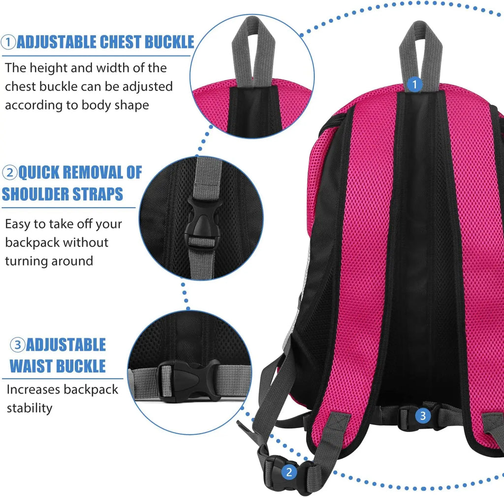 Dog Carrier Backpack – Breathable, Comfortable Pet Travel Bag for Small and Medium Dogs