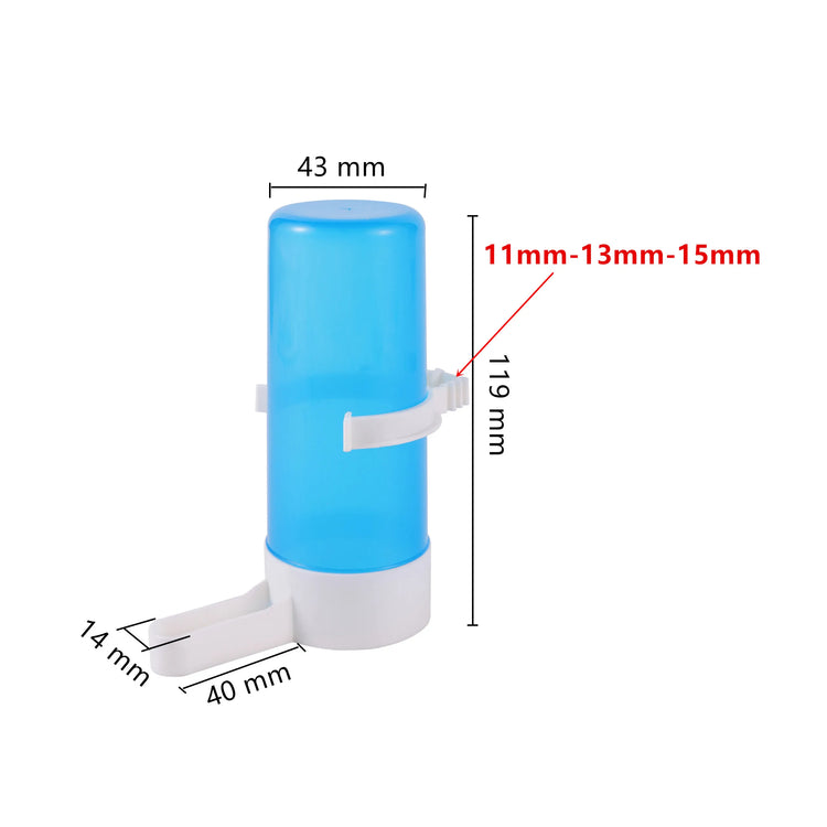 Bird Water Feeder Bottle | Hanging Cage Drinker for Parrots, Pigeons & Parakeets | No-Spill Auto Fountain Cup for Pet Birds