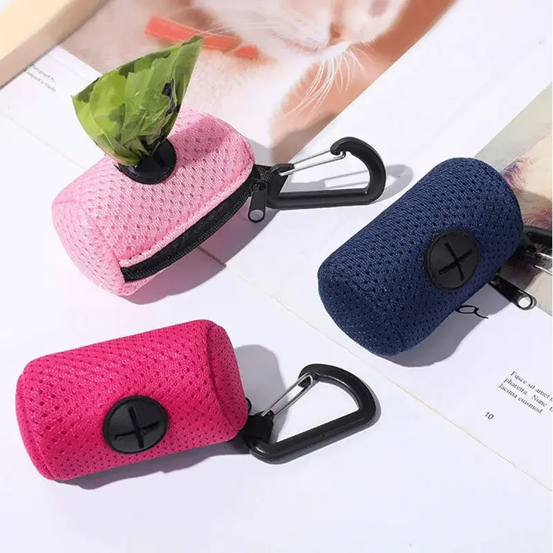 Portable Dog Poop Bag Dispenser – Stylish Pet Waste Bag Holder for Clean Walks
