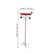 Bird Bath For Outdoor Decorative Birdbath For Garden Courtyard Decoration Bird Feeding And Water Bathing Basin With Base Stake