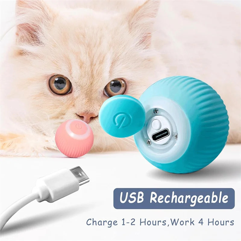 Smart Electronic Dog Toy Ball | USB Automatic Moving & Bouncing Pet Toy | Interactive Puppy Gift | Cat/Dog Products
