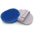 Cat Grooming Comb | Dog Bath Brush - Pet Grooming Shedding Soothing Massage | Rubber Bristles Comb with Adjustable Ring Handle