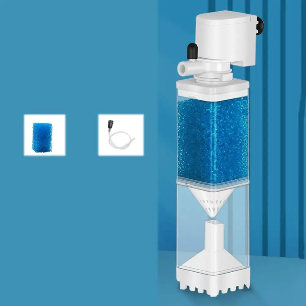 Mute Submersible Fish Tank Filter with Built-in Water Circulation Pump