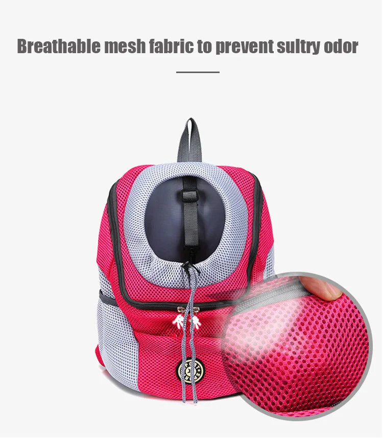 Dog Carrier Backpack – Breathable, Comfortable Pet Travel Bag for Small and Medium Dogs