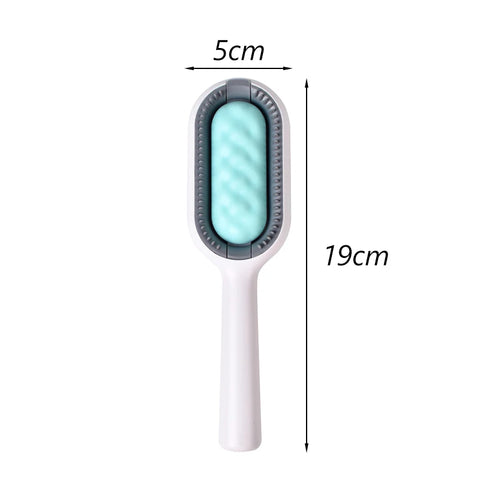 Clean Cat Dog Hair Removal Comb | Pet Grooming Brush | Wipes-Ready Brush for Cats/Dogs | Katten Accessories