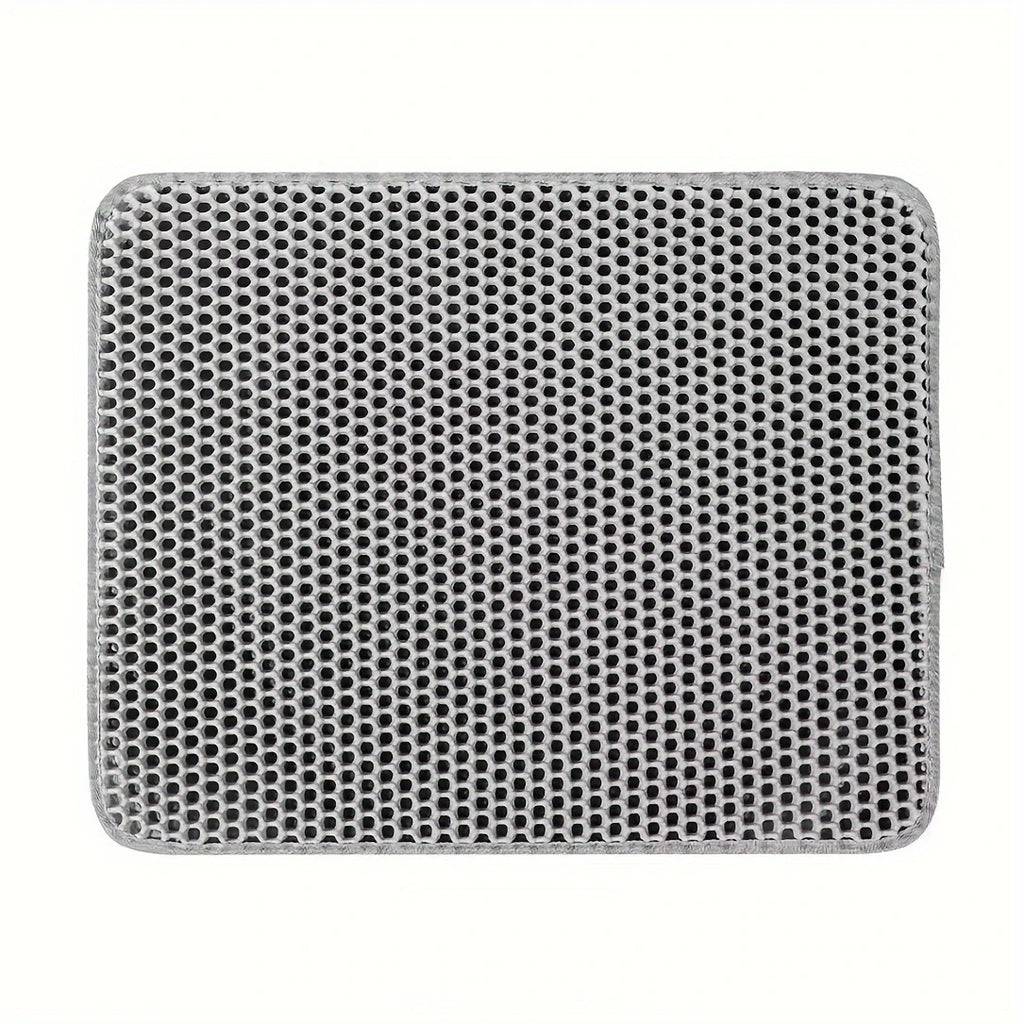 1Pc Large Size Cat Litter Mat | Advanced Honeycomb Double-Layer Design | Urine Waterproof | Easy Cleaning | Scatter Control | Stay Clean
