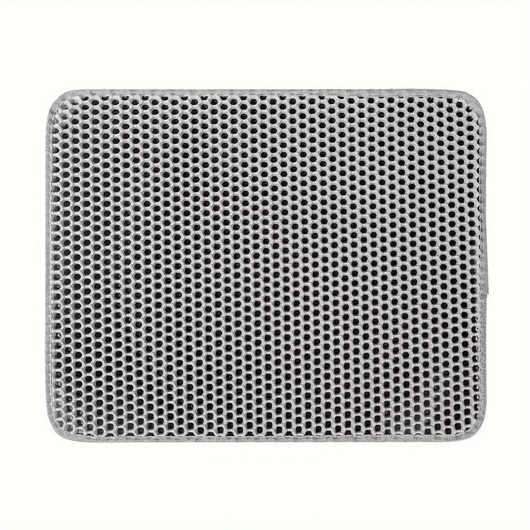1Pc Large Size Cat Litter Mat | Advanced Honeycomb Double-Layer Design | Urine Waterproof | Easy Cleaning | Scatter Control | Stay Clean