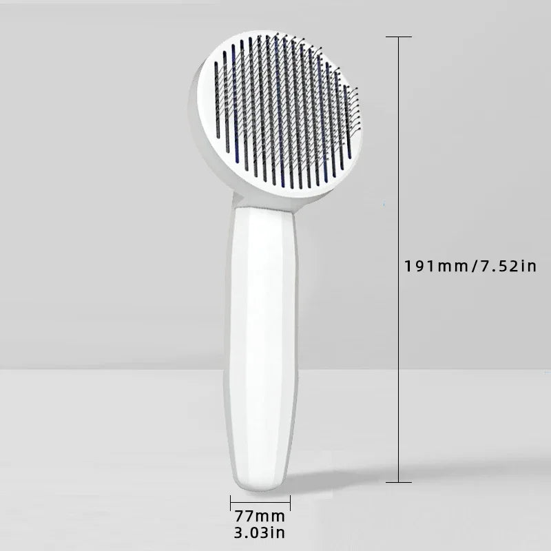 1Pc Cat Comb | Hair Removal | Pet Magic Comb | One Click Floating Hair Remover | Cat Dog Universal Cleaning | Grooming Beauty Supplies