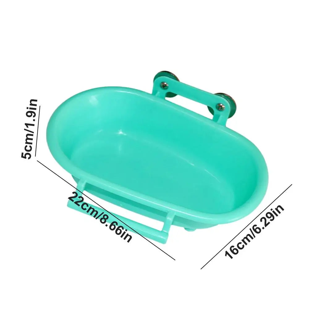 Bird Bath For Cage Parrot Large Wall Mounted Bird Water Feeder Wall Mounted Outdoor Bird Water Feeder For Medium Parakeet Small