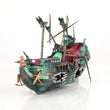 Large Aquarium Decoration Boat Aquarium Ship Air Split Shipwreck Fish Tank Decor