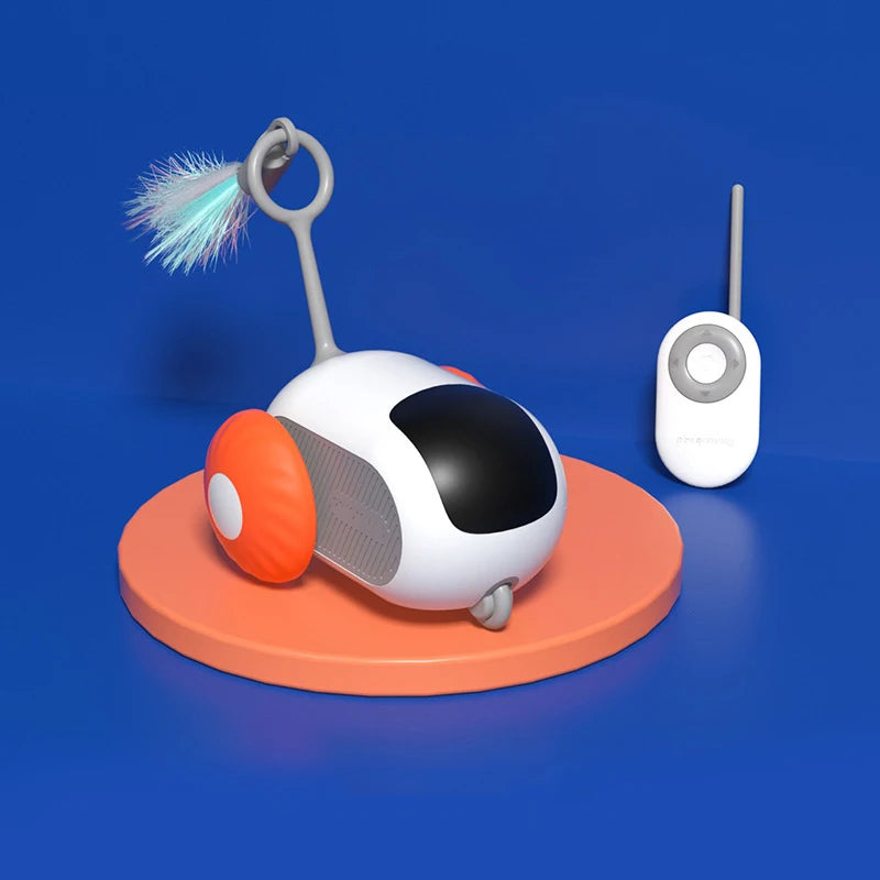Electric Cat Toys | Remote Control | Sports Car Teaser Stick | Self-Help Boredom Reliever | Indoor Cat Interactive Toy | Smart Cat Toys | Pet Supplies