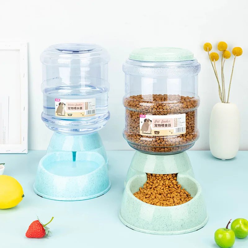 Large Capacity Pet Feeder Bowls for Small Dog | Food Bowl | Automatic Water Dispenser | Cat Bowls | Pets Feeding Bowls | Drink Water Bowl