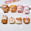 10Pcs New Cute Resin Cartoon Bowtie Cat | Flat Back Parts - Embellishments for Hair Bows | Accessories for DIY Crafts