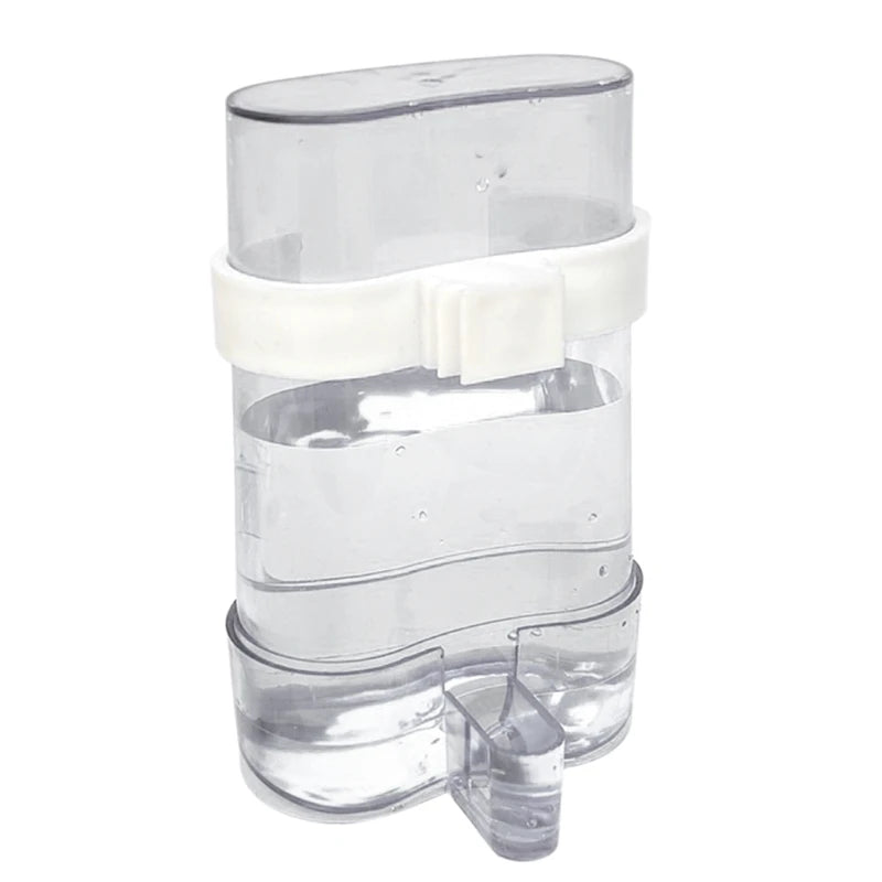 Bird Water Feeder | Automatic Dispenser for Parrot, Parakeet | Cage Mount Waterer | No-Mess Bird Food Feeder for Cockatiel & Lovebird | 220ml
