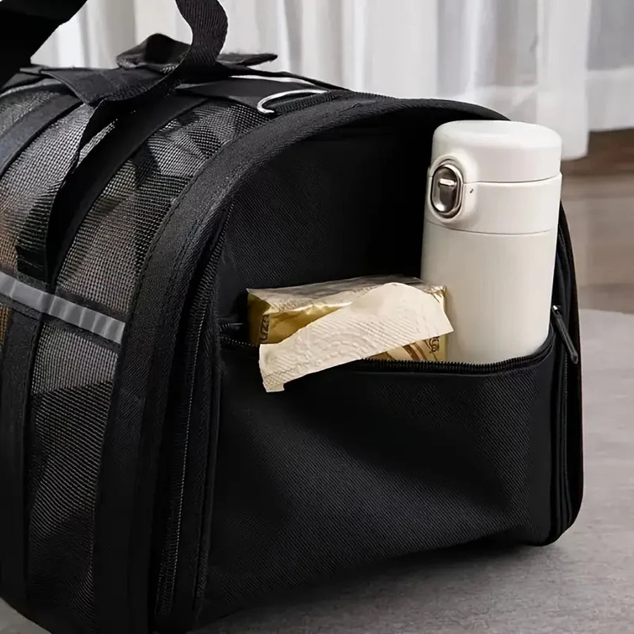 Ventilated Pet Carrier for Cats and Dogs | Lightweight Durable Travel Bag