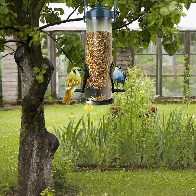 Bird Seed Feeder | Hanging Bird Feeder | Wild Bird Seed Feeder | Garden Paddock Bird Feeding Tool | Pet Supplies For Small Birds