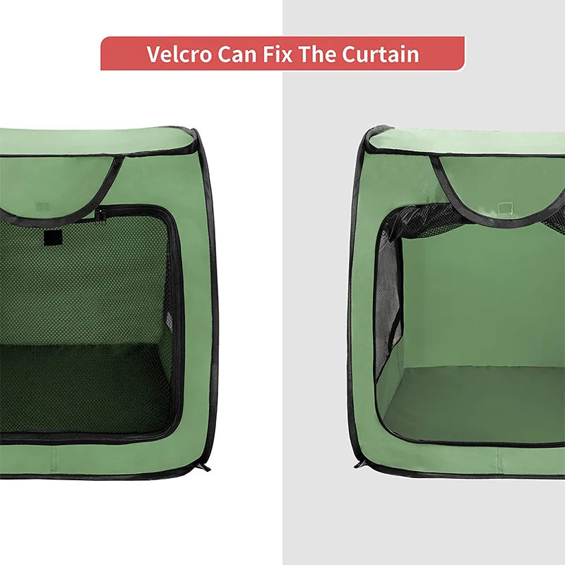Portable Large Dog Bed Pop-Up Kennel – Indoor Outdoor Crate for Pets, Car Seat Kennel & Cat Bed