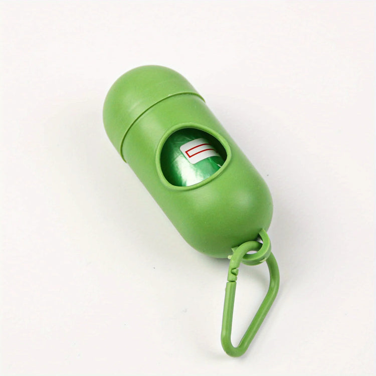 Dog Poop Bags with Dispenser and Leash Clip – Mildly Scented Waste Bags for Easy Cleanup