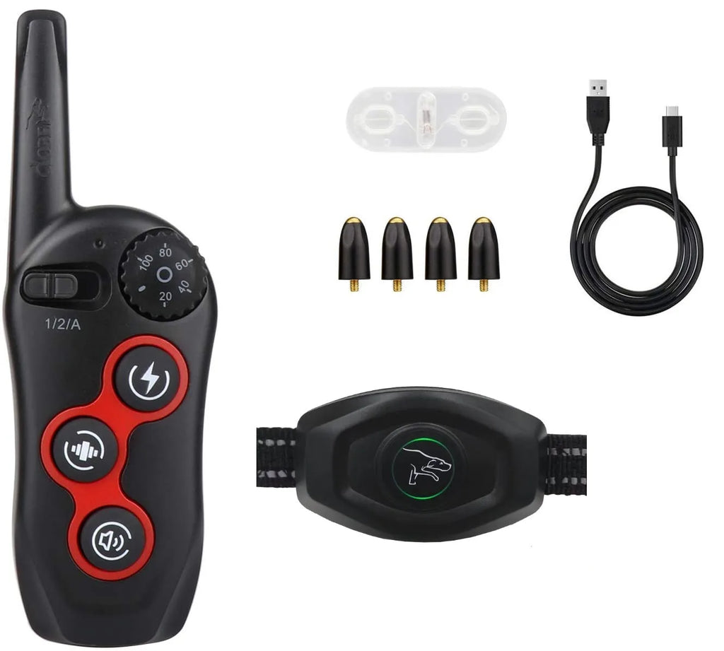 2 in 1 Dog Training Collar & Anti-Bark Collar | Remote Control | Waterproof