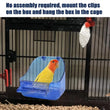 Bird Bath for Cage Parrot Bathing Tub Bird Cage Bath Bird Bathtub Pool Convenient Thick Sturdy for Cockatiel Parrots Small Birds