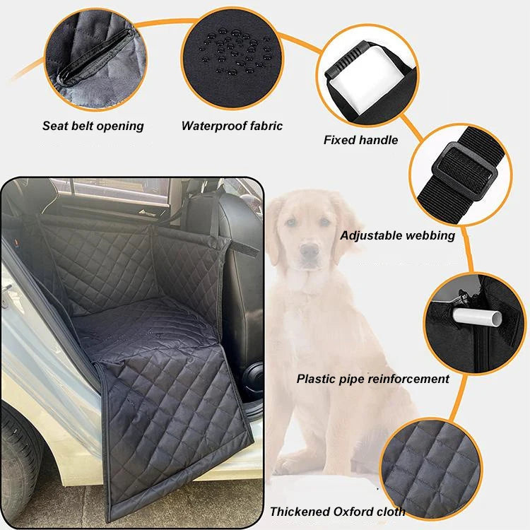Waterproof Pet Car Seat Carrier – Portable Dog Travel Bag for All Breeds