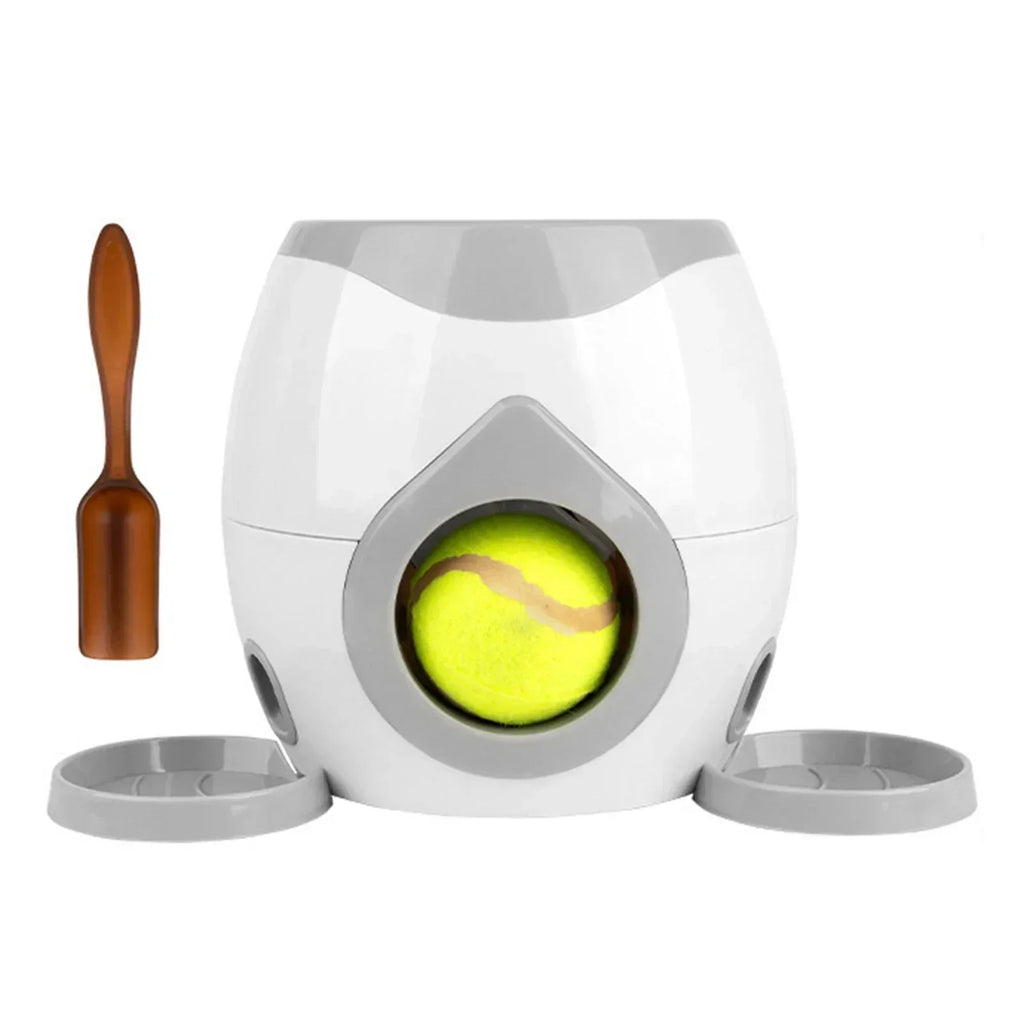 Smart Interactive Dog Training Toy – Tennis Ball Feeder & Snack Reward System