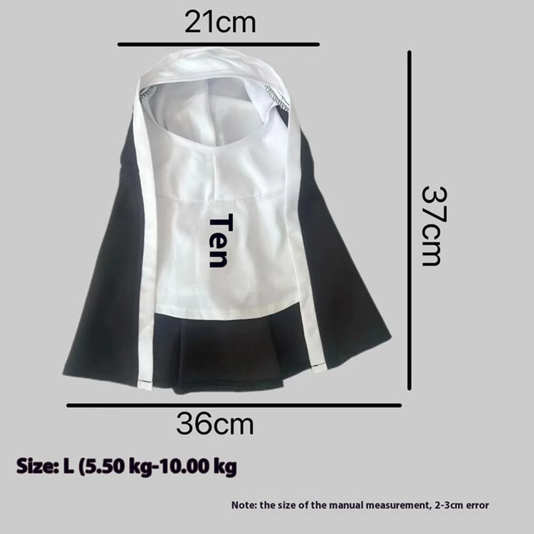 Nun Cloak Halloween Costume for Cats & Small Dogs | Breathable Cosplay Outfit | Funny Pet Photo Prop & Gift