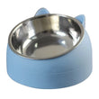 Stainless Steel Pet Bowl | Inclined Cat Dog Feeder | Creative Anti-Spill Design | Removable Inner Bowl | Feeding Bowl for Cats & Small Dogs