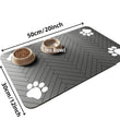Pet Feeding Mat-Absorbent Pet Placemat for Food and Water Bowl | Waterproof Rubber Backing | Quick Dry Water Mat for Dog/Cat