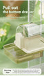 Smart Sensor Bird Bathtub – Automatic Electric Hanging Shower Box | Clear Parrot Bath with Hooks